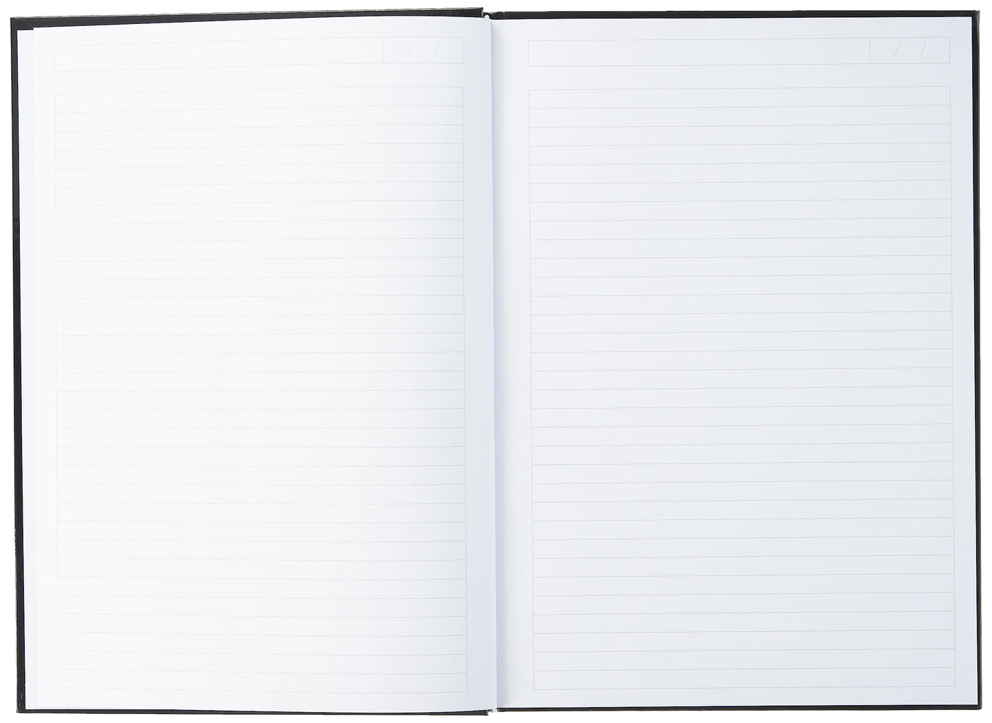 Leitz A4 Notebook, 80 Sheets, Hardcover, Lined Pages, Solid, Black, 46650095 (Pack of 2)