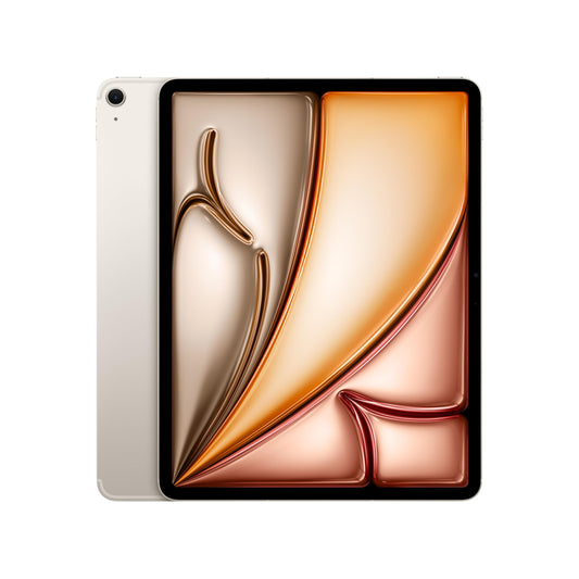 Apple iPad Air 13" with M3 chip: Apple Intelligence, Liquid Retina Display, 1TB, 12MP front/rear camera, Wi-Fi 6E + 5G cellular, Touch ID, all-day battery – Polar star