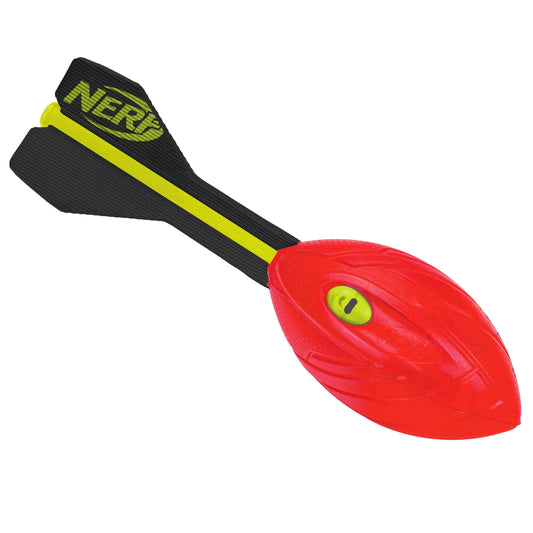NERF Vortex Aero Howler Foam Ball - Classic long-distance football with flight-optimizing tail, hand grip for indoor and outdoor fun.