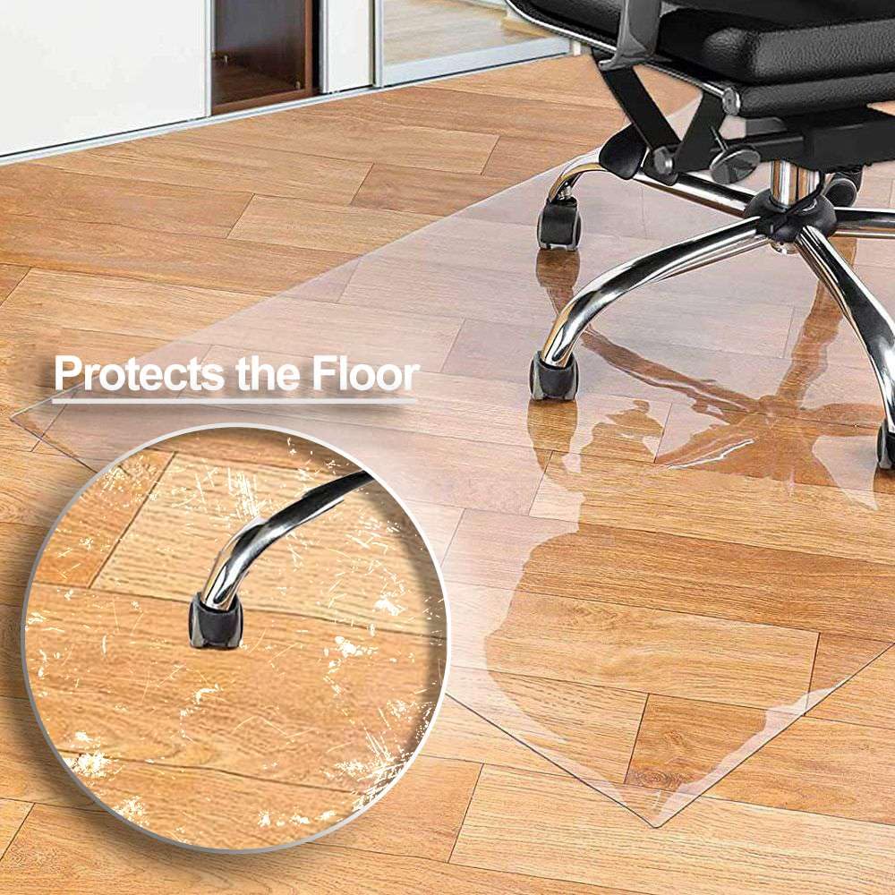Art World Floor Protection Mat Office Chair Transparent 2mm Desk Chair Pad Floor Mat Office Chair Underlay Chair Underlay Chair Mat (160cm X 100cm)