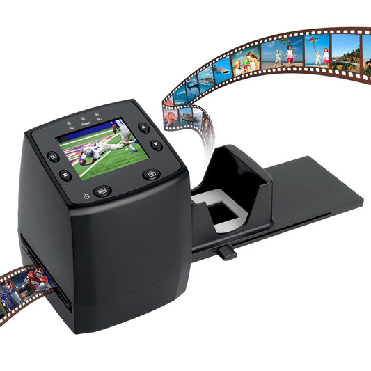 DIGITNOW! Slide Scanner Converts 35mm/135 Negatives and Slides to Digital JPEG, Film Scanner with High Resolution of 1800 DPI, No Computer Required