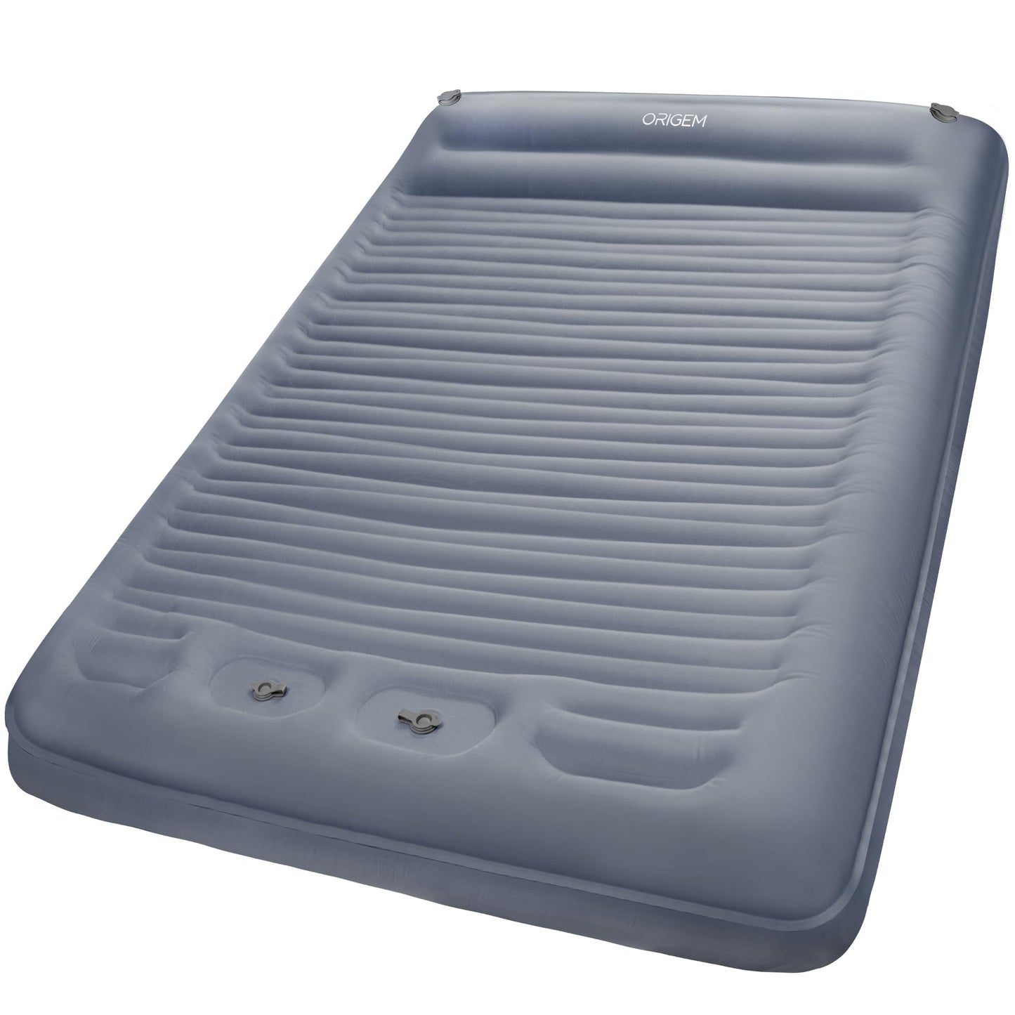 Origin Isomatte Self-Inflating 2 Person, 14CM Ultralight Air Mattress Camping Inflatable Small Pack Size with Foot Pump, Oversized Mattress for Tent, Backpacking, Hiking, and Camping