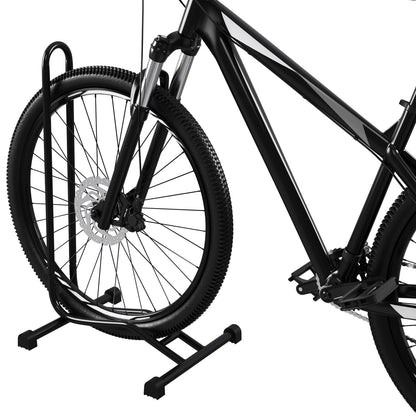 2 x WELLGRO® bike stand - made of steel, provides secure support - color black