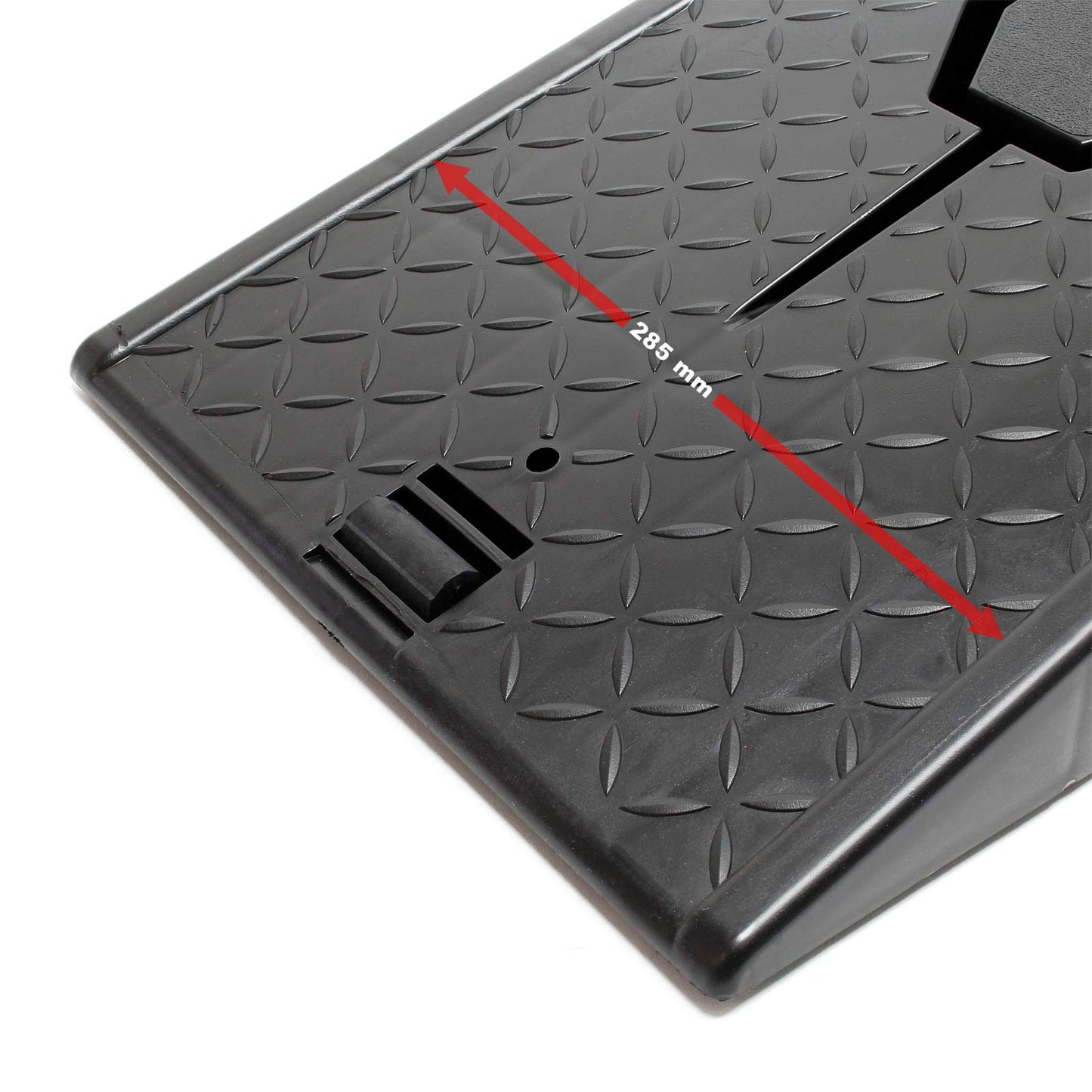 2-piece heavy-duty ramp set up to 2.5 tons for vehicle access platform lift