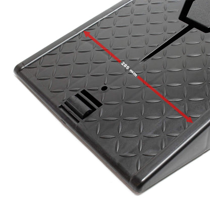 2-piece heavy-duty ramp set up to 2.5 tons for vehicle access platform lift
