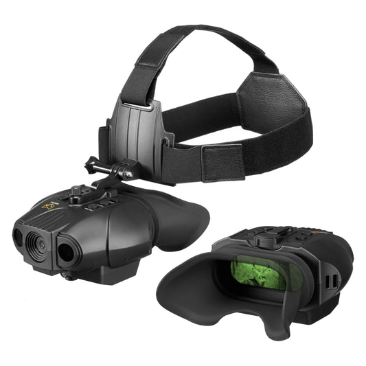 Night vision device - Nightfox Swift 2 Pro, helmet mountable, 1x magnification, 1080P HD recording capability, rechargeable via USB, digital outdoor binoculars with night vision.