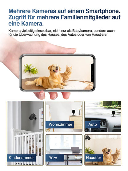 WIWACAM 4K Cube Small Camera WiFi 1Pro