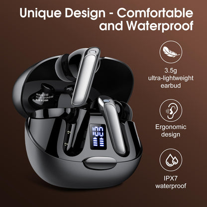 AI headphone translator, 3-in-1 language translator headphones 164 languages with app.