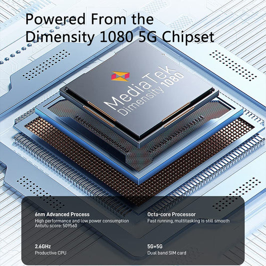 DOOGEE V30T (2023) 5G smartphone without contract, Dimensity 1080 20GB + 256GB, 10800mAh battery, 108MP camera (20MP infrared) + 16MP + 32MP, Android 12 6.58 inch, wireless charging NFC black