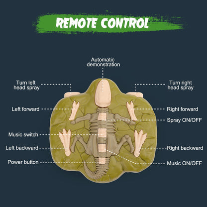 NEXBOX Remote Control Dinosaur Toy Gift for Kids - RC T-rex Dino Remote Controlled Electric Christmas Birthday Prehistoric Creatures for 3-12 Year Old Boys and Girls