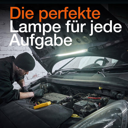 Osram LEDinspect Flexible Inspection Light, rechargeable LED inspection lamp, 6000K, brightness up to 1000lm, detachable elastic bands, White