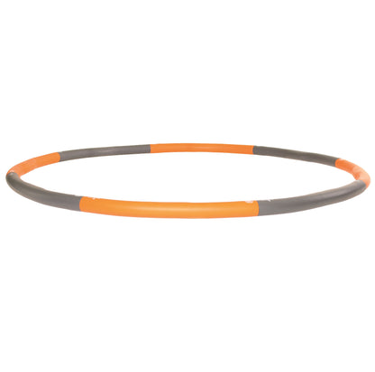HOOPOMANIA Weight Hoop [1.5 kg] Fitness hoop for adults in orange, beginner hoop.