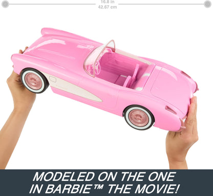 Hot Wheels Remote Control Car, R/C Barbie Corvette - remote controlled vehicle, 1956 Corvette Stingray, 2.4 GHz frequency, up to 8 km/h speed, fits 2 Barbie dolls, HPW40