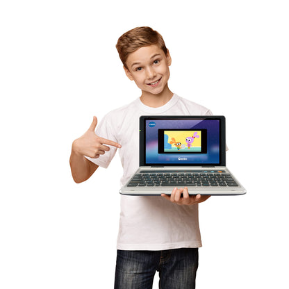 Vtech Genio Learning Laptop - educational computer with internet access, text program and learning content on letters, words, math, logic and more - for children aged 5-12 years.