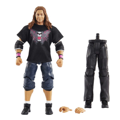 WWE HDD86 - "Hit Man" WrestleMania Action Figure (approx 15 cm) with entrance shirt & Vince McMahon figure, toy, collector's gift for WWE fans aged 8+ years.