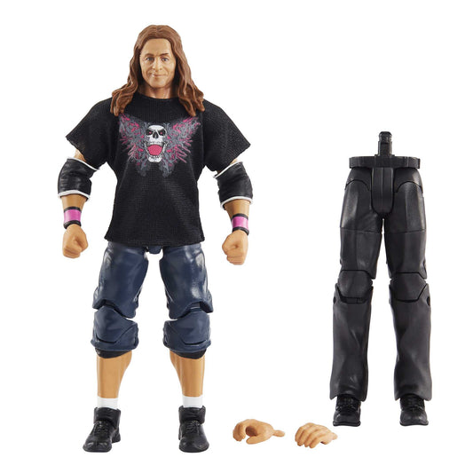 WWE HDD86 - "Hit Man" WrestleMania Action Figure (approx 15 cm) with entrance shirt & Vince McMahon figure, toy, collector's gift for WWE fans aged 8+ years.