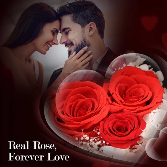 As a mother of a son, Eternal Rose with I Love You in 100 Languages Necklace, Infinity Rose Gift Box for Grandma, Girlfriend, Wife on Mother's Day.