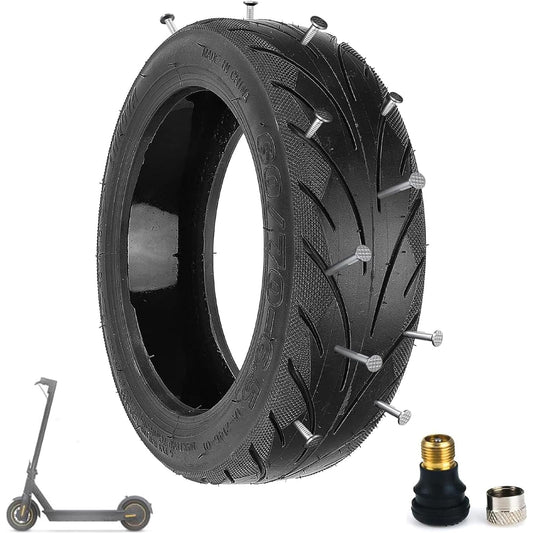 Tmom Max G30 scooter tire 60/70-6.5 Tubeless Explosion-proof tire for Segway Ninebot Max G30/Max G30D scooter tires Self-repairing tire Wear-resistant replacement tire (1 piece)