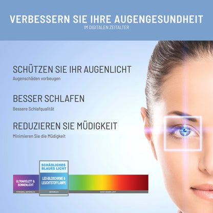VistaProtect Premium Anti-Blue Light Filter for Computer Monitors, Removable (26" to 27" Inches)