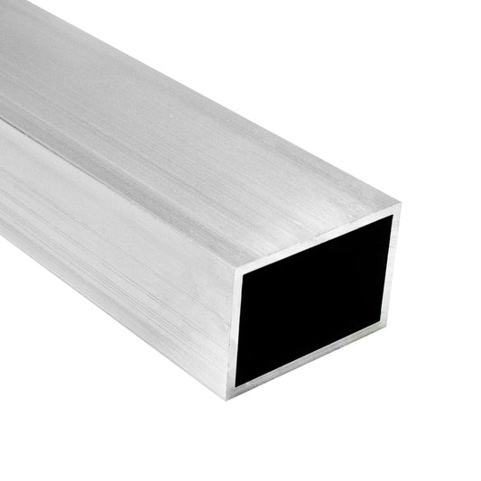 PRIOsteel rectangular tube aluminum tube hollow profile rectangular profile - 1 x tube Size: 80 x 20 x 2 mm Length: 1000 mm EN AW-6063 t6 seamless for creative construction made of aluminum
