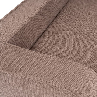 Cuddlywuff orthopedic dog bed with reversible velour pillow Bellamy 80 x 60cm Brown - Removable cover - machine washable - for large, medium, and small dogs