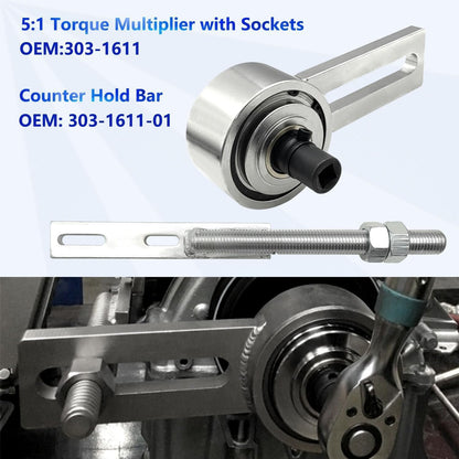 ZKTOOL Motor Crankshaft Pulley Puller Tool Compatible with Ford 1.0T ECOBOOST Pulley Adjusting Tool 303-1611 303-1611-01 303-1611-02
