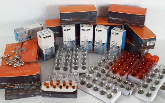 BLUETECH 140 pcs SET Car Bulb Auto Lamp Bulbs LONGLIFE. SPECIAL OFFER. Savings set for car workshop or hobbyist.