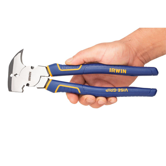 IRWIN VISE-GRIP Pliers, Fencing, 10-1/4 inches (2078901), Blue