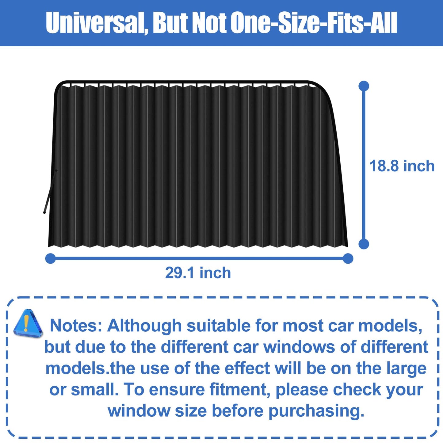 XCBYT Car Sunshade Magnetic 4 Pieces, Car Window Side Window, Sunshade Baby with UV Protection, Car Window Darkening Heat Protection Privacy Protection