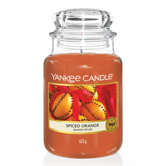 Yankee Candle Jar Candle (large) | Spiced Orange | Burns up to 150 hours