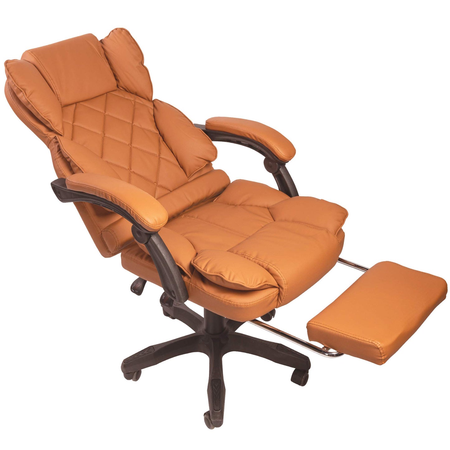 TRISENS Desk Chair Office Chair TV Office Chair Executive Chair Relax & Home Office, Color: Brown