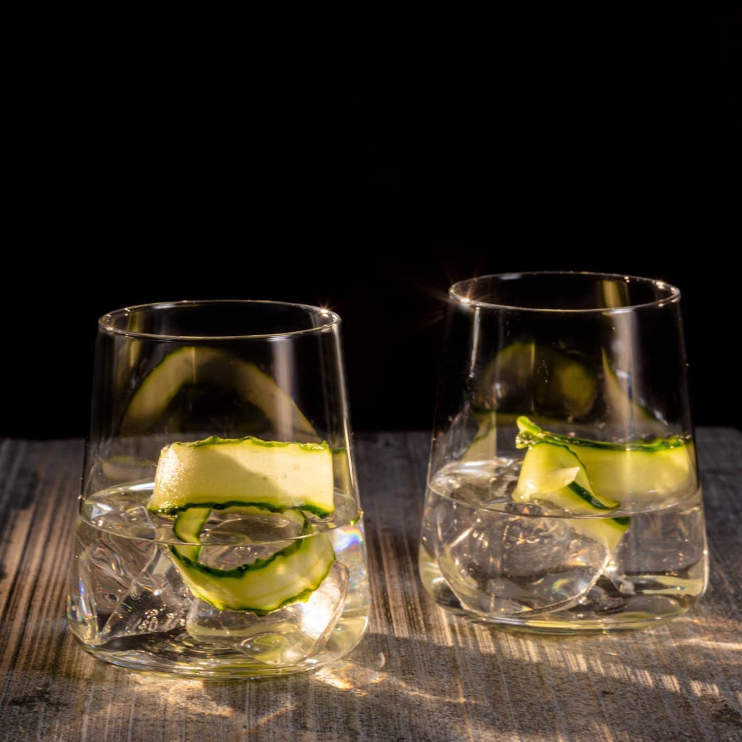 KROSNO Gin glasses Water glasses White wine glasses Drinking glasses | Set of 12 | 380 ML | Avant-Garde Collection | Perfect for home, restaurants, and parties | Dishwasher safe