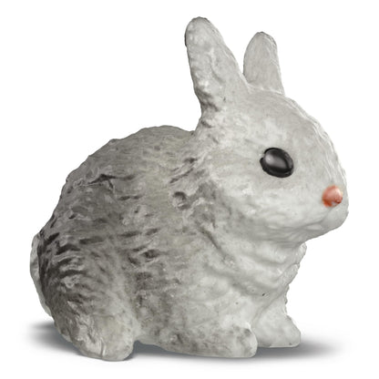 Farm World Rabbit Hutch 42728 | Set of 3 rabbits, with hutch, feed, and accessories | detailed animal figures | farm toy for kids ages 3+ | Set of 17 pieces