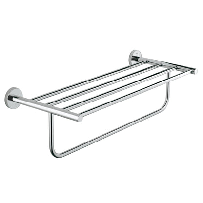 GROHE Bau Cosmopolitan Bathroom Accessories - Multi-towel holder (material: metal) chrome, 40462001