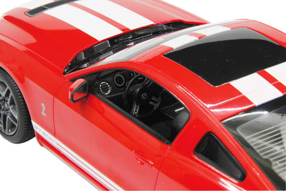 JAMARA Ford Shelby GT500 1:14 2.4GHz - officially licensed, approx. 1 hour drive time at 11 Km/h, LED lights, perfectly recreated details, detailed interior, high-quality craftsmanship.
