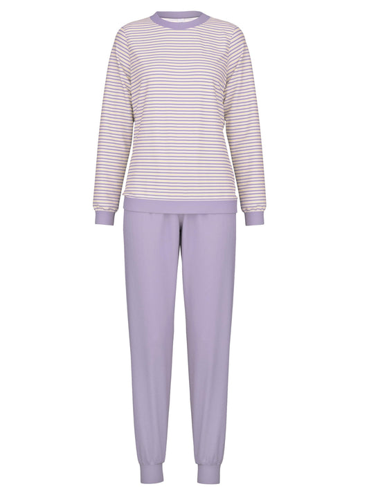 CALIDA Nightwear Xtra Cuff Pyjama Women, terry quality made of cotton blend.