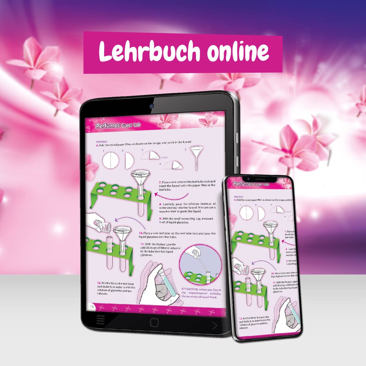 Science4you - Super Perfume Lab for Kids +8 years - Make Your Own Perfume Set with 13 experiments, Creating - Chemistry Lab and Science, Educational Games