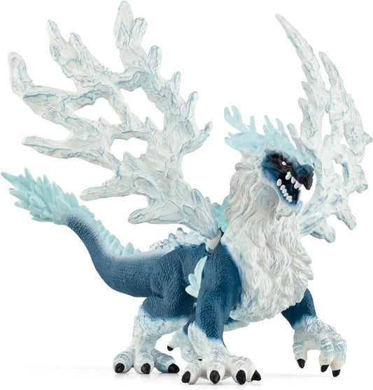 SCHLEICH ELDRADOR Creatures | Ice Dragon 70790 | Detailed monster figure with movable wings | Great gift for girls and boys | Toy for ages 7 and up | 20 x 15 x 13 cm