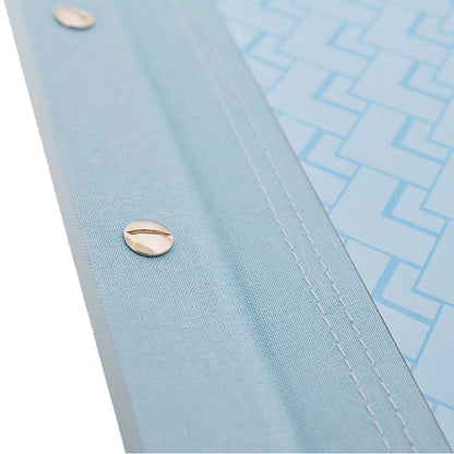 ROTH report folder "Pattern" with screw posts - swimming pool design - with 12 A4 transparent pockets, expandable