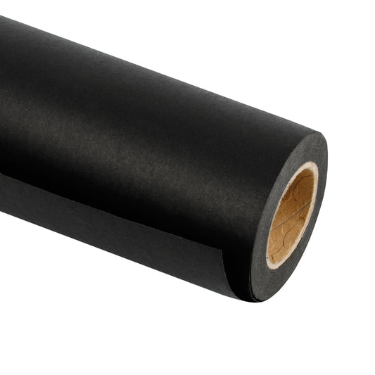 RUSPEPA Black Kraft Paper - Natural recycled paper, kraft paper roll perfect for arts and crafts, small gift wrapping, packaging, mailing, shipping, and parcels - 91.4 cm x 30 m