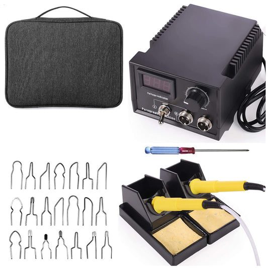 Wood burning tools, digital display pyrography station wood burner with 2 professional branding pens 20 wire tips 60W Includes gift bag