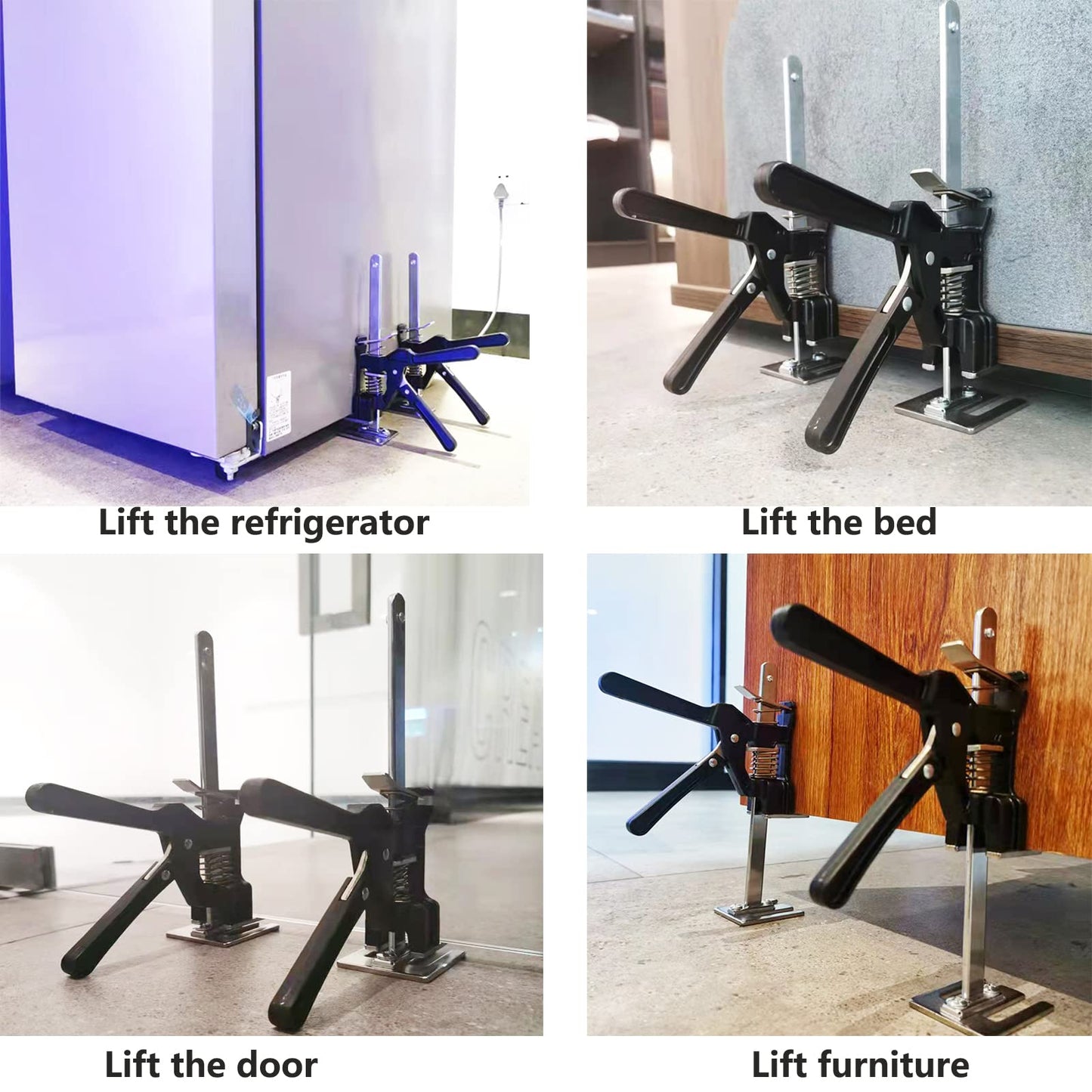 Arm hand tool, 2 pieces, labor-saving arm, 15 inches height adjuster, hand lifting tool, door and wood panels, lift table