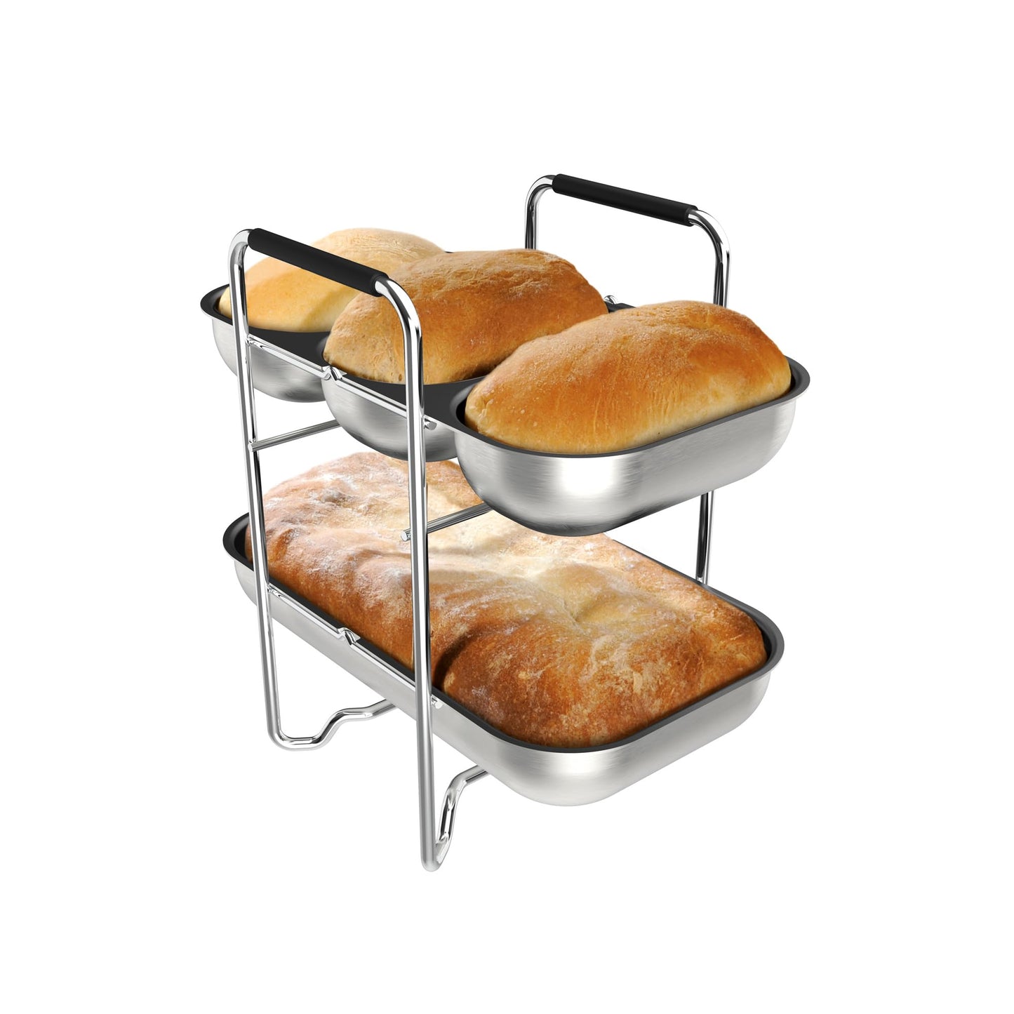 Imetec 7916 Zero-Glu Pro, device for gluten-free bread, ciabattas and rolls for celiac patients, pizza, cakes, jams, 20 programs, 2 paddles, controlled rising temperature recipe book