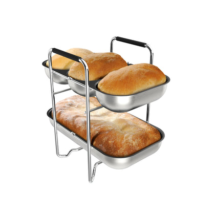 Imetec 7916 Zero-Glu Pro, device for gluten-free bread, ciabattas and rolls for celiac patients, pizza, cakes, jams, 20 programs, 2 paddles, controlled rising temperature recipe book