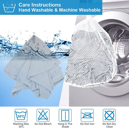 Luxear cooling pillowcase set of 2, pillowcase elastic with Arc-Chill cooling fibers breathable, silky pillowcases with zipper, hair/skin friendly pillow cover, 40x80cm-Gray