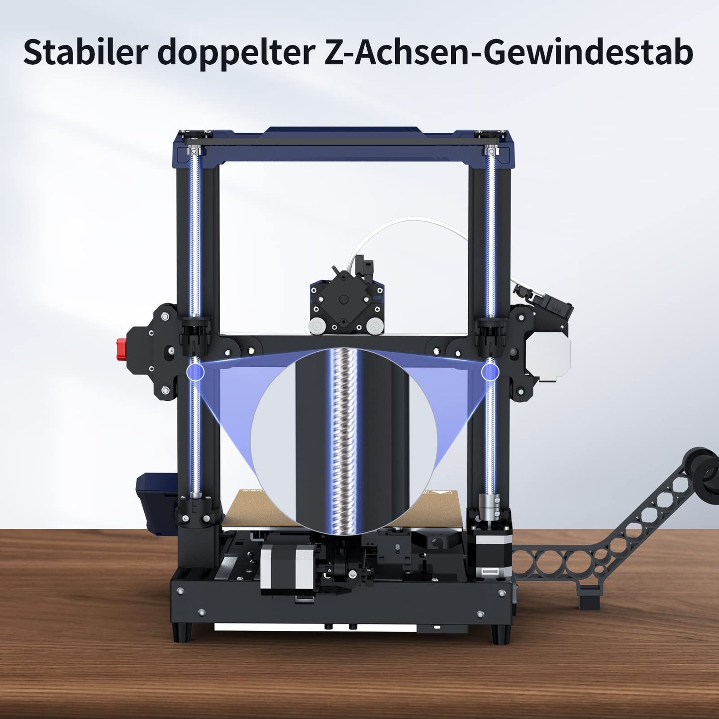 Anycubic Kobra 2 3D Printer, 6 times faster, LeviQ 2.0 Auto-Leveling, beginner-friendly, print size 220 * 220 * 250mm.