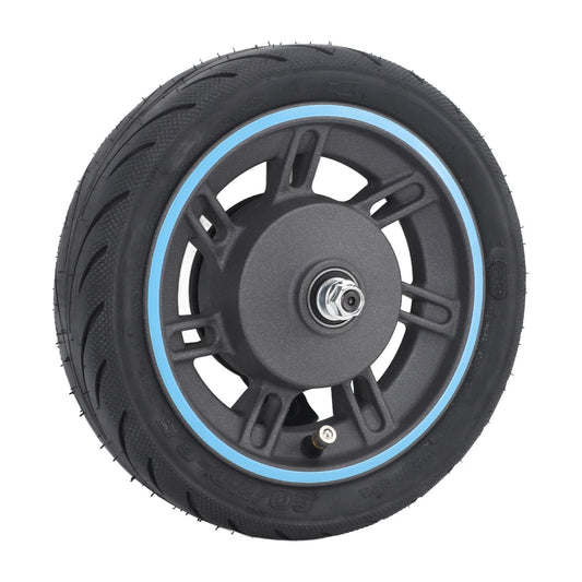 BuyWeek Electric Scooter Front Wheel for MAX G30D, Explosion-proof Front Wheel Tire Non-slip Electric Scooter Front Wheel Vacuum Tire Replacement.