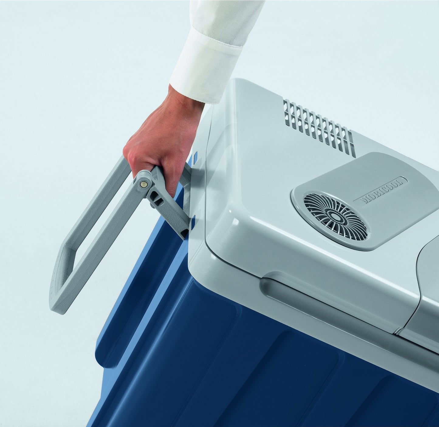 Mobicool W40 Cooler with Wheels | Electric | 39 L | 12V, 24V, 230V | for Car, Truck, Boat, RV, and Outlet [Energy Class F]