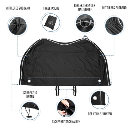 TeamObsidian bike shed weatherproof - bike cover waterproof - 600D bike garage outdoor - 1 to 3 bikes - bike tarp bike cover - bike protective cover on the go