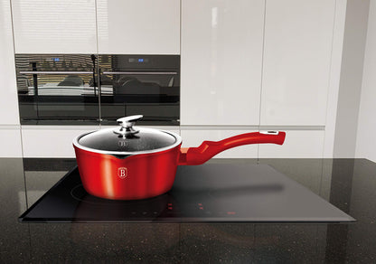 Berlinger Haus 15Pcs Metallic Cookware Set - Burgundy